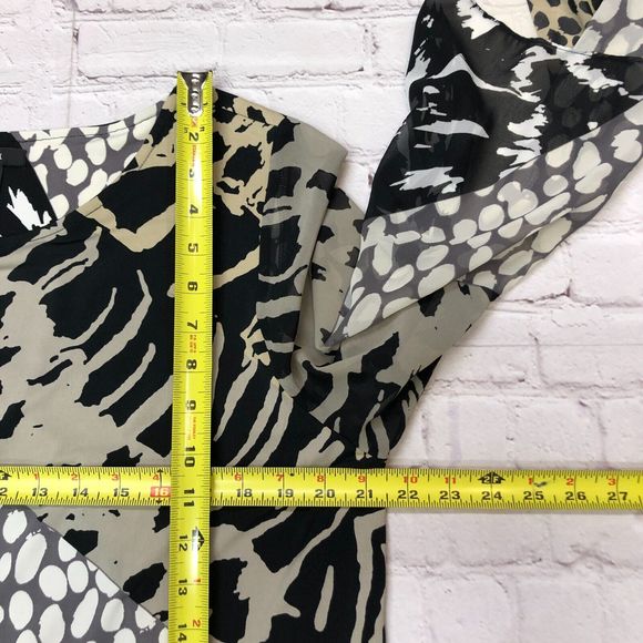 Alfani Women Blouse Top Shirt Size XL X-Large Polyester Blend B224 -17 - Picture 4 of 13